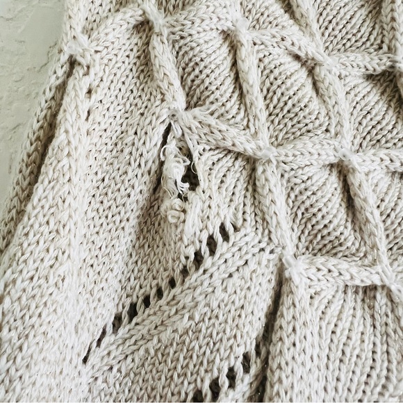 Boutique Intuitions Shimmery Neutral Textured Scoop-Neck Knit - Picture 10 of 10